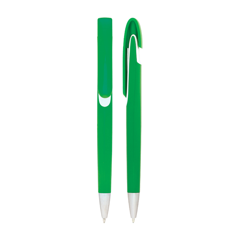 448-R Yeşil Plastik Tükenmez Kalem