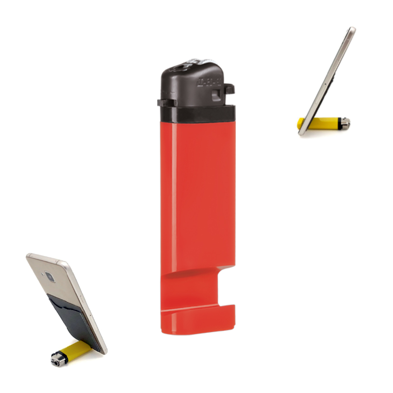 Telefon Standlı Taşlı Sibopsuz Çakmak